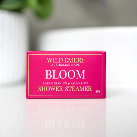 Bloom Shower Steamer | Rose Geranium x Palmarosa