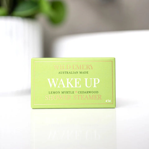 Wake Up Shower Steamer | Lemon Myrtle x Cedarwood