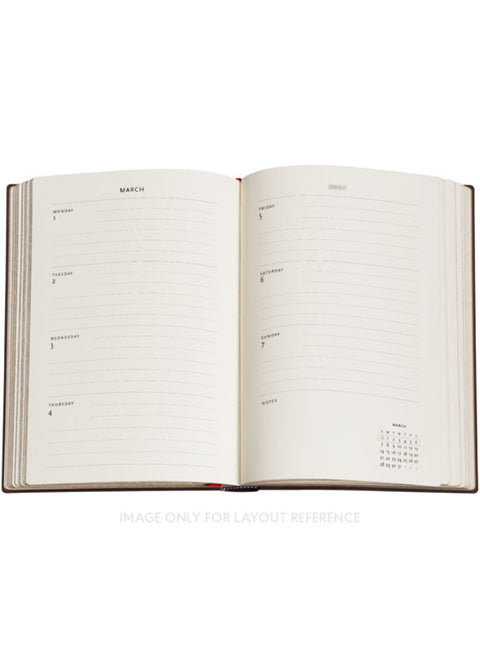 2027 New York Rose Midi Hardcover Weekly Diary