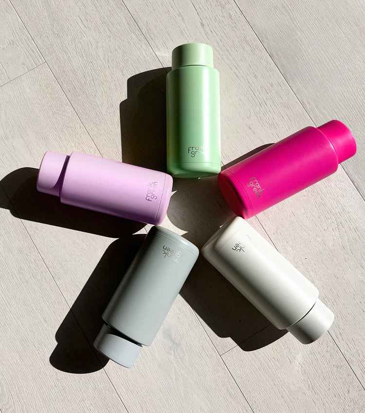 1L Ceramic Reusable Bottle Blushed from Frank Green Unique gifts and