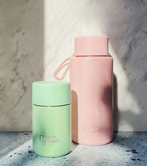 1L Ceramic Reusable Bottle - Buttermilk