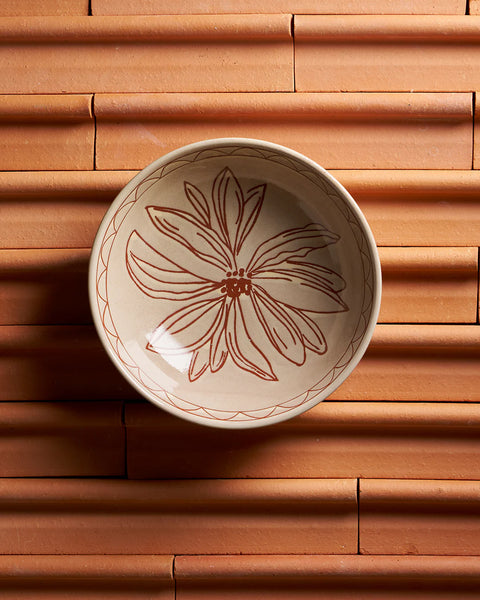 June's Daisy Bowl - Taupe