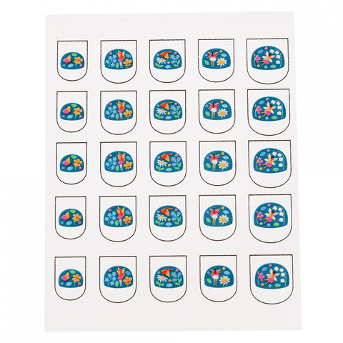 Fairies in the Garden Nail Stickers for Children