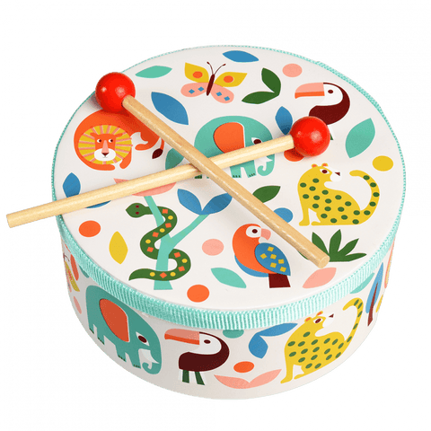 Drum with Drumsticks Wild Wonder