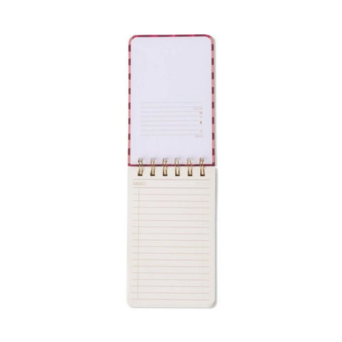 Pinwheel Pink Jotter - Twin Wire Notepad