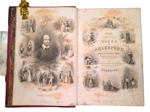 The Complete Works of Shakspere: Revised from the Original Editions, with Historical and Analytical Introductions to each Play, also Notes Explanatory and Critical, and a Life of the Poet (Fine Bound Edition)