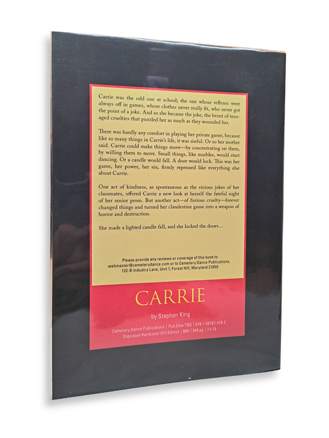 Carrie (Cemetery Dance Advance Reading Copy)