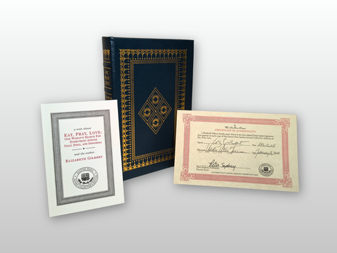 Eat, Pray, Love (Easton Press Signed Collector's Edition)