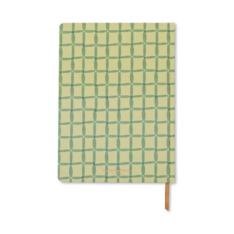 Green Lattice Jumbo Journal