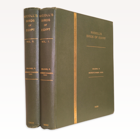 Nicoll's Birds of Egypt, 2 volumes (First Edition)