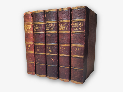 The History of England from the Accession of James the Second, 5 volumes.