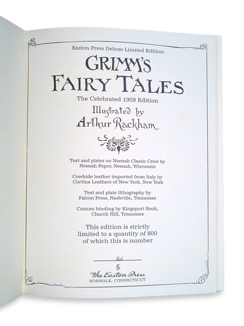 The Fairy Tales of the Brothers Grimm (Easton Press Deluxe Limited Edition)
