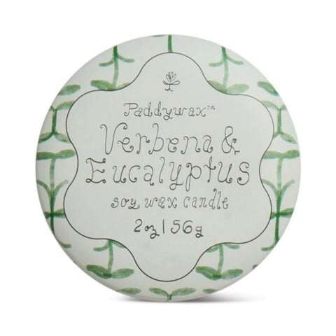 Verbena & Lemongrass Printed Tin Candle - Tulip