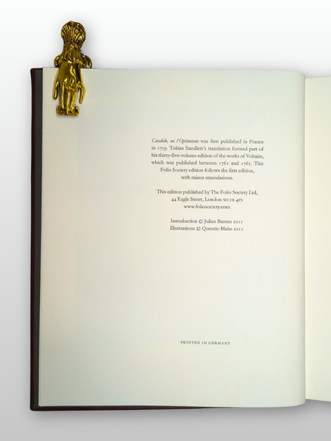 Candide, or Optimism (Folio Society Limited Deluxe Edition)