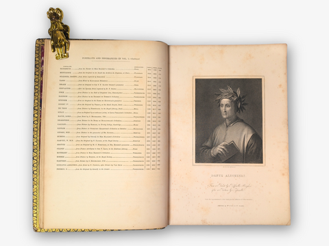 The Portrait Gallery of Distinguished Poets, Philosophers, Statesmen, Divines, Painters, Architects, Physicians, and Lawyers, Since the Revival of Art; With their Biographies, Arranged in Chronological Order, 4 volumes. (Revised Edition)