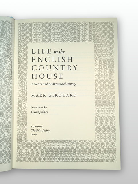 Life in the English Country House (First Folio Society Edition)