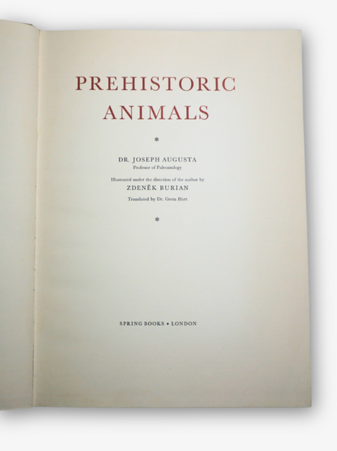 Prehistoric Animals (First English Edition, Illustrated)
