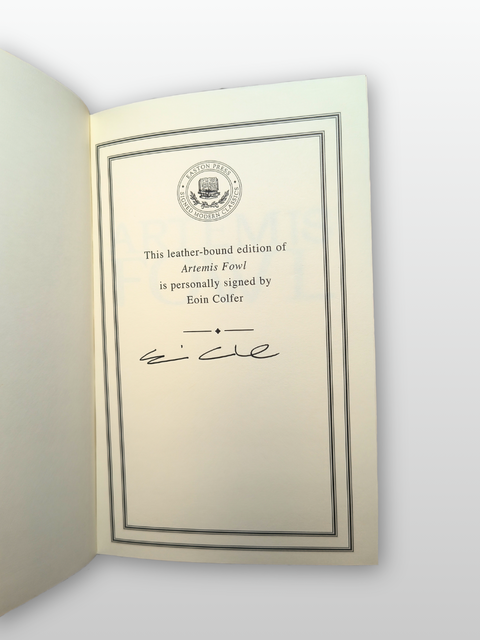 Artemis Fowl (Easton Press Signed Collector's Edition)