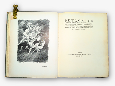 A Revised Latin Text of the Satyricon, Illustrated by Norman Lindsay (First Limited Edition, Signed)