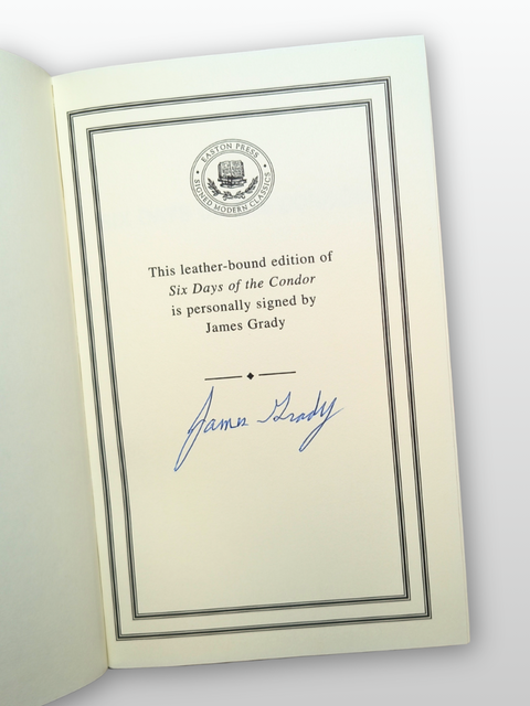 Six Days of the Condor (Easton Press Signed Collector's Edition)
