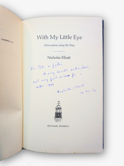 With My Little Eye (First Edition, Inscribed by Author)