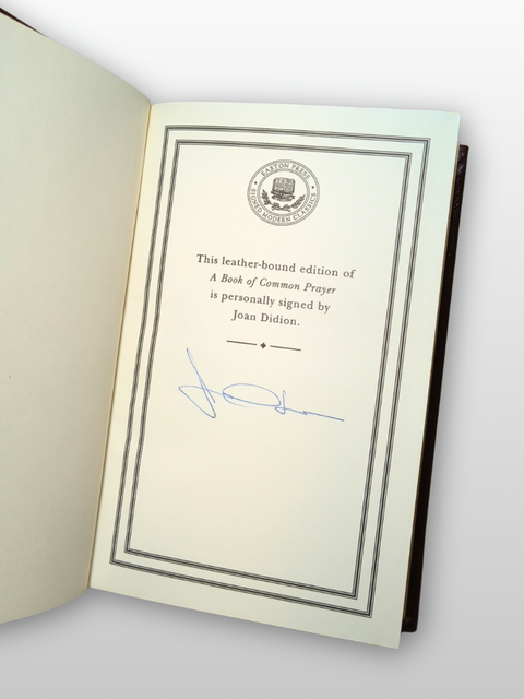 The Book of Common Prayer (Easton Press Signed Collector's Edition)