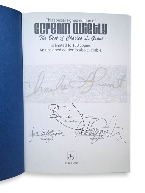 Scream Quietly: The Best of Charles L. Grant (Signed Limited Edition)