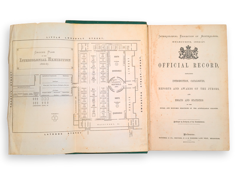 Intercolonial Exhibition, 1866-67. Official Record (Presentation Copy, First Edition)