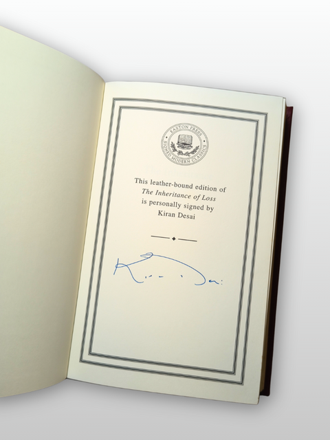 The Inheritance of Loss (Easton Press Signed Collector's Edition)