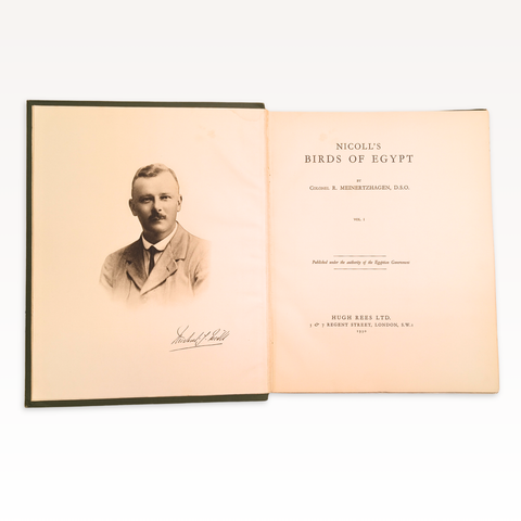 Nicoll's Birds of Egypt, 2 volumes (First Edition)