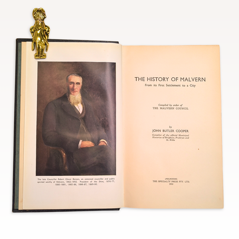 The History of Malvern: From its First Settlement to a City (First Edition)