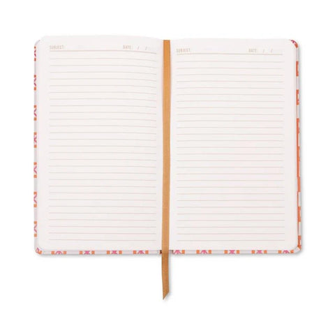 Orange Check Journal - Medium