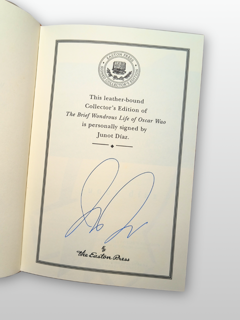 The Brief Wondrous Life of Oscar Wao (Easton Press Signed Collector's Edition)