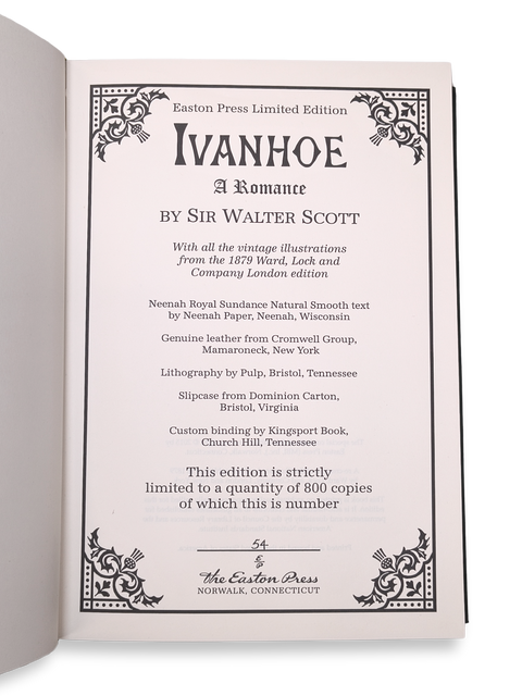 Ivanhoe (Easton Press Deluxe Limited Edition)