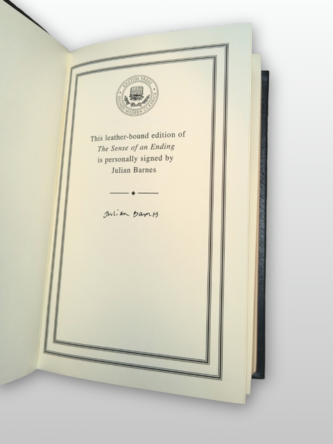 The Sense of an Ending (Easton Press Signed Collector's Edition)
