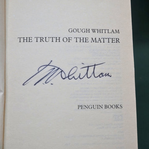 The Truth of the Matter (Signed First Edition)