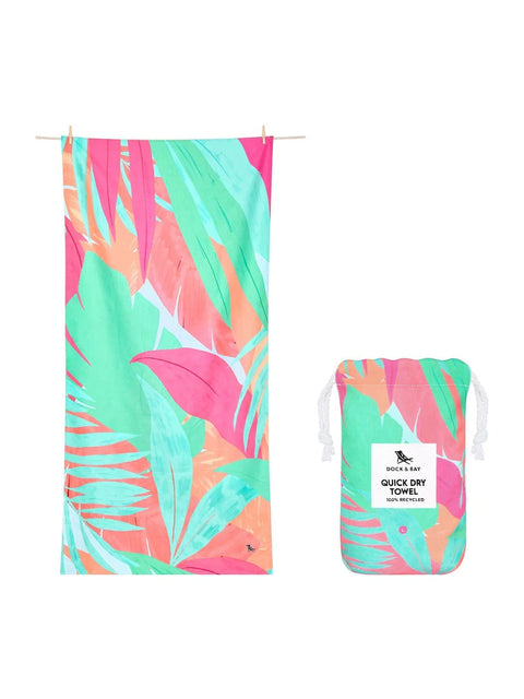 Hot Tropics Large Beach Towel