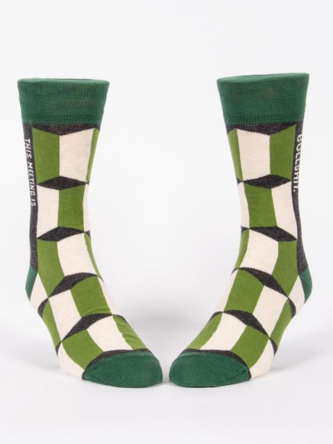 This Meeting Is Bullshit Men's Socks