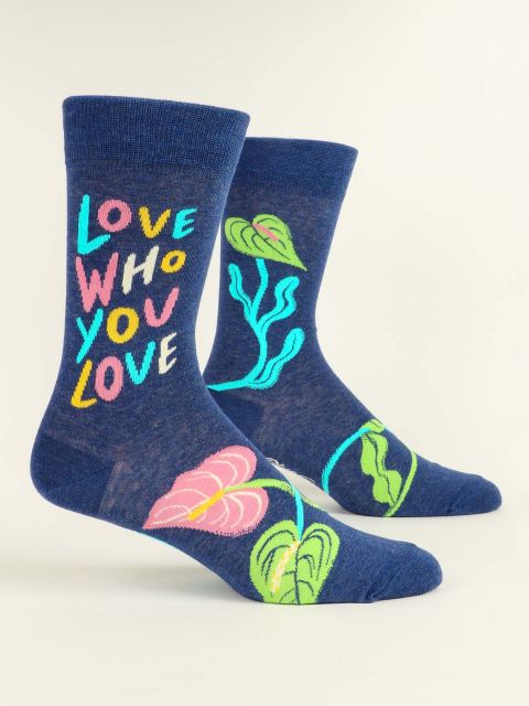 Love You Who Love Men's Socks