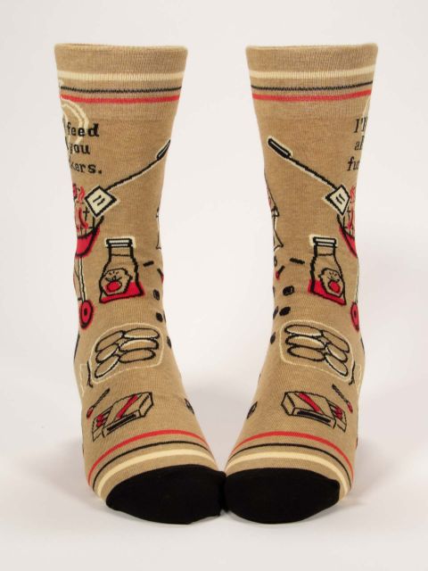 I'll Feed You Fuckers Men's Socks
