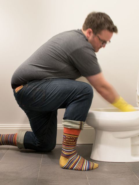 Pretty Decent Boyfriend Men's Socks