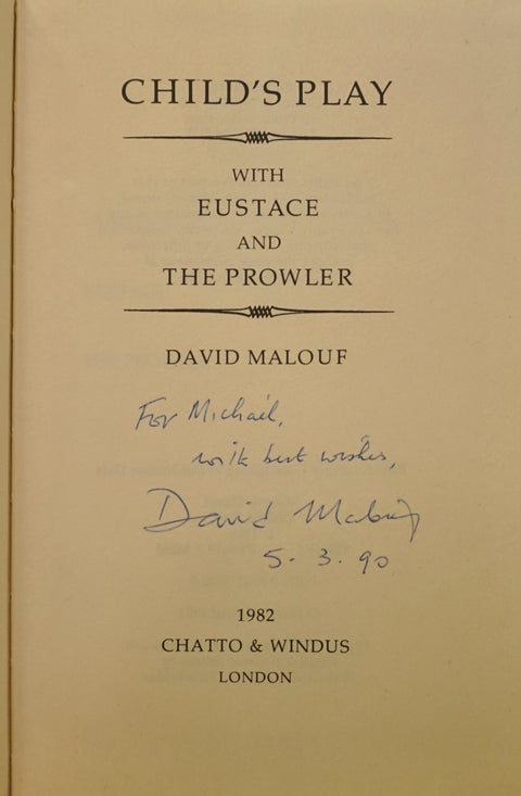 Child's Play with Eustice & The Prowler (Signed First Edition)