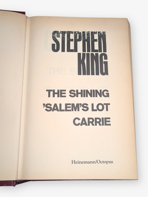 The Shining, 'Salem's Lot, Carrie (First UK Omnibus Edition)