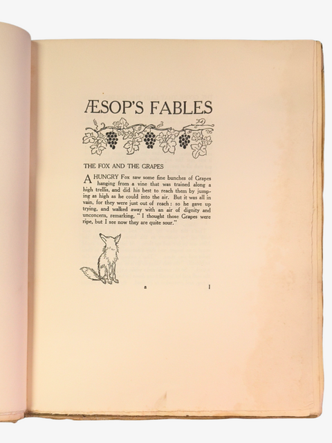 Aesop's Fables (Deluxe Illustrated Edition, Limited & Signed by Arthur Rackham)