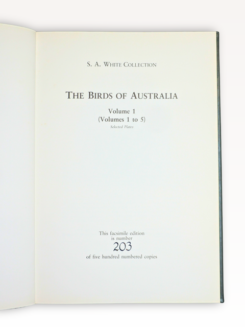 The Ornithology of Australia & The Birds of Australia, 6 volumes (Limited Facsimile Edition)