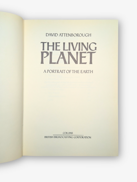 The Living Planet (Inscribed by Author)