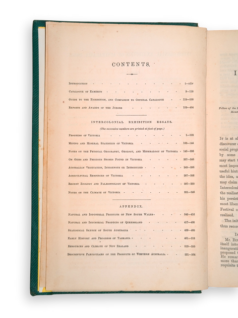 Intercolonial Exhibition, 1866-67. Official Record (Presentation Copy, First Edition)