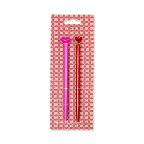 Metal Ballpoint Icon Pen - Love