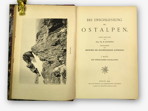 Die Erschliessung der Ostalpen, 3 Volumes (First Edition)