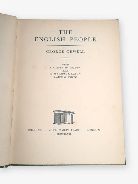 The English People (First Edition)